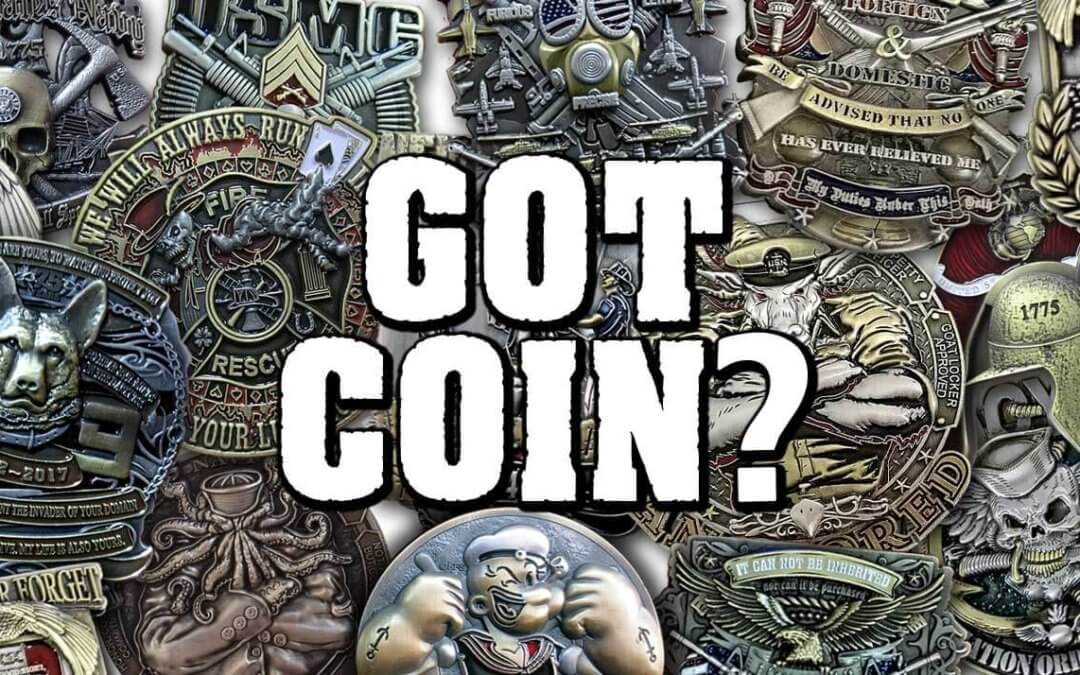 Rules for military challenge coins?