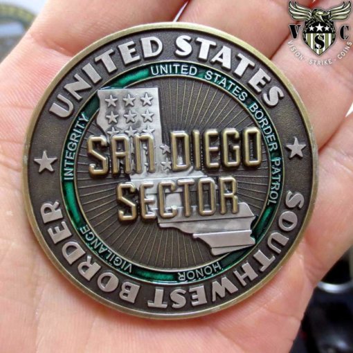 US Border Patrol California Challenge Coin