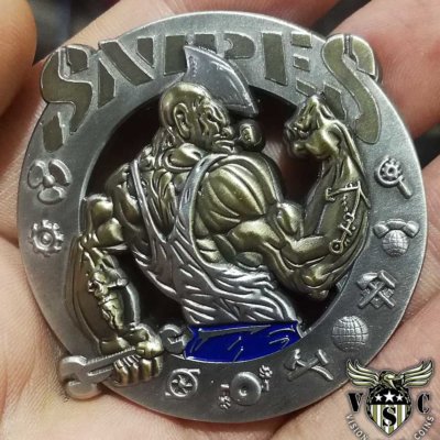 Popeye Snipes The Sailors That Sail Below US Navy Challenge Coin