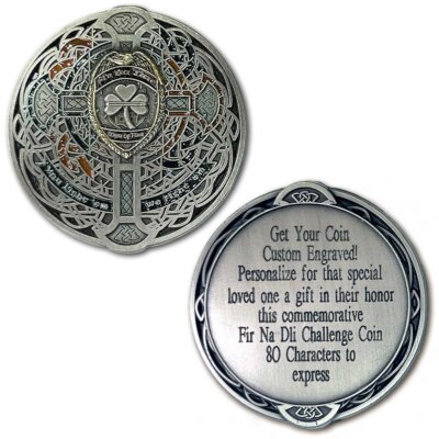 Fir Na Tine Men Of Fire Custom Engraved Challenge Coin