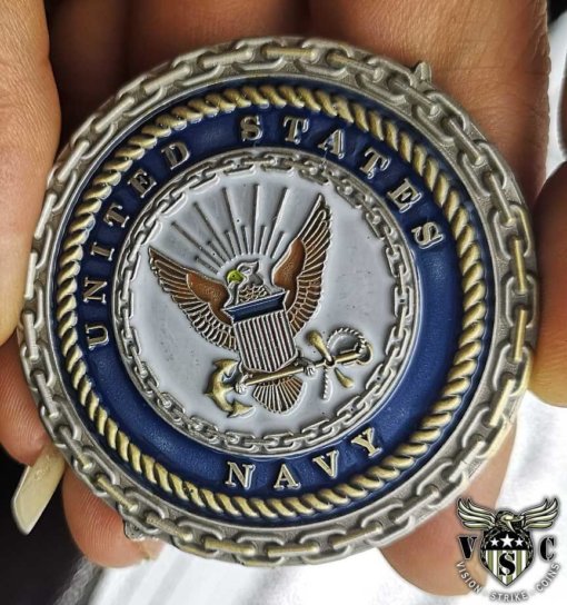 Popeye The Sailor Man Navy Tattoo US Navy Challenge Coin