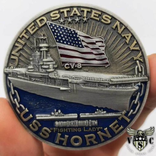 USS Hornet Warships of World War 2 75th Anniversary Coin