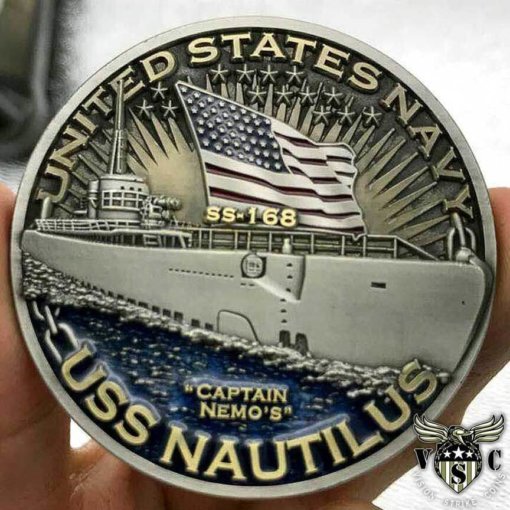 USS Nautilus Warships of World War 2 75th Anniversary Coin