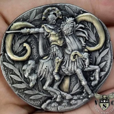 Ares Greek God Ancient Coin