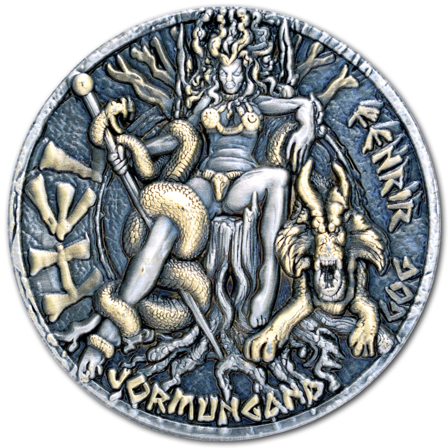 Hel Viking Norse Goddess of The Underworld Ancient Collectible Coin