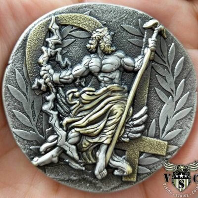 Zeus God Of The Sky Greek God Ancient Coin