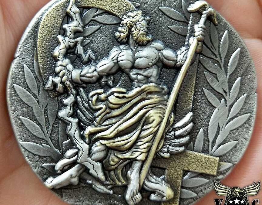 Zeus God Of The Sky Greek God Ancient Coin