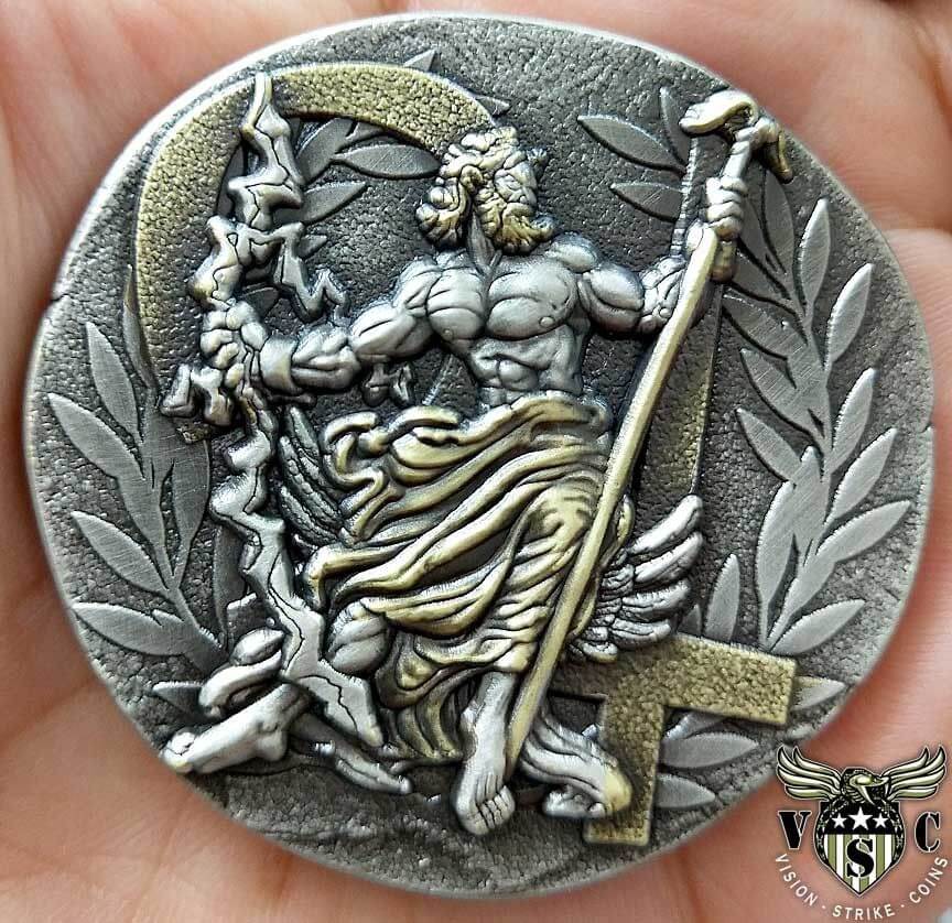 Zeus God Of The Sky  God Ancient Greek Coin