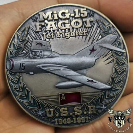 MiG-15 USSR Cold War Combatants Challenge Coin