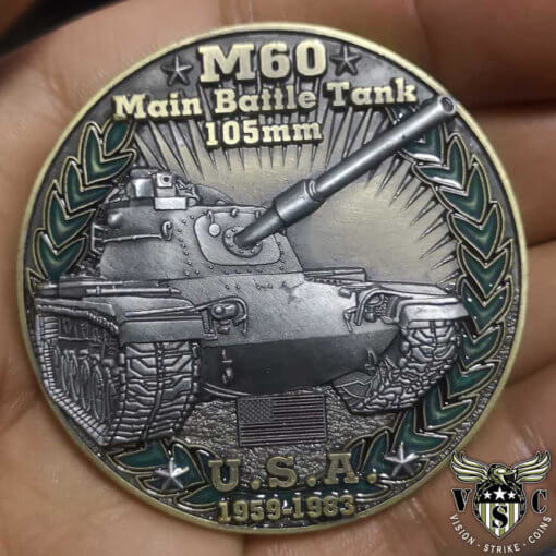 M60 MBT USA Cold War Combatants Challenge Coin