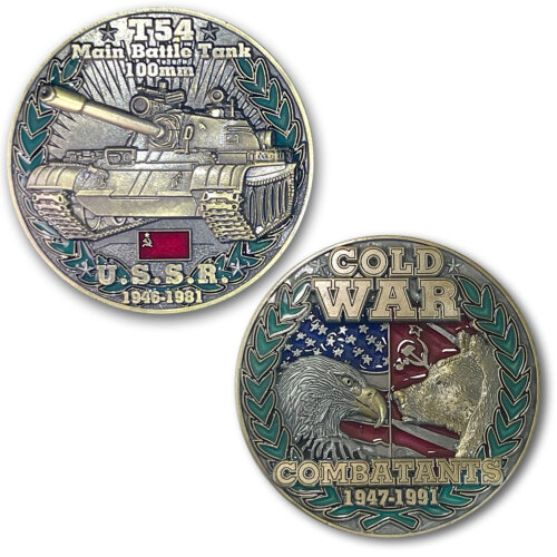 T54 MBT USSR Cold War Combatants Challenge Coin
