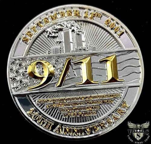 9-11 20th Anniversary Memorial Commemorative Coin