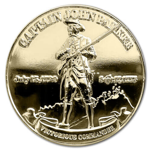 Battle of Lexington And Concord Battles of the American Revolution Gold Clad Coin