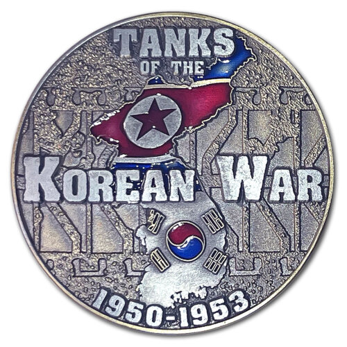 Tanks of the Korean War Challenge Coin Back
