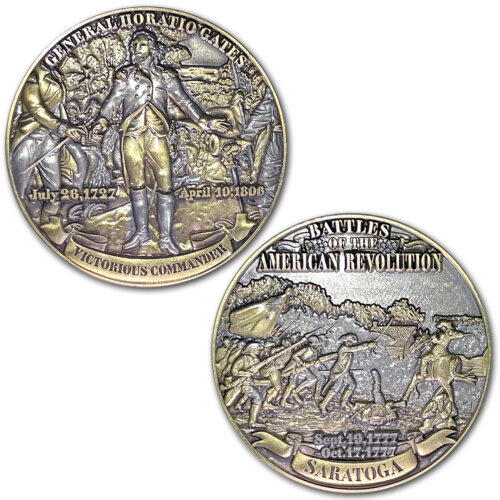 Battle of Saratoga Battles of the American Revolution Coin