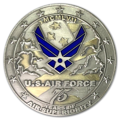 A-10 Thunderbolt USAF 75th Anniversary Coin