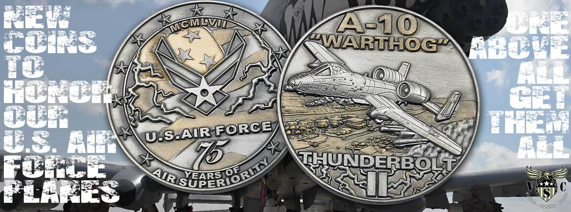 USAF A-10 Warthog coin Header