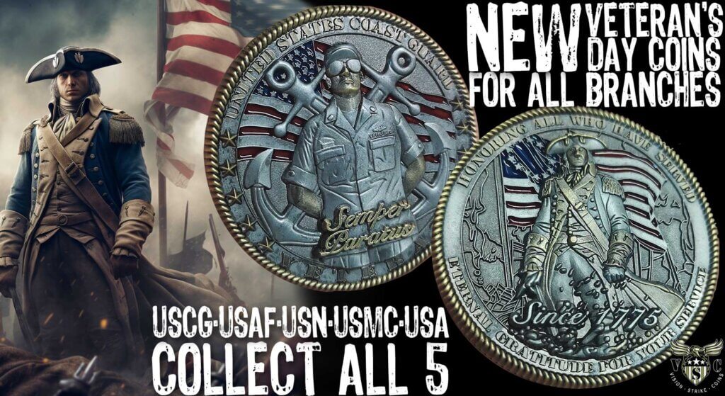 Preserving Legacy and Valor With The USCG Veterans Day Challenge Coin