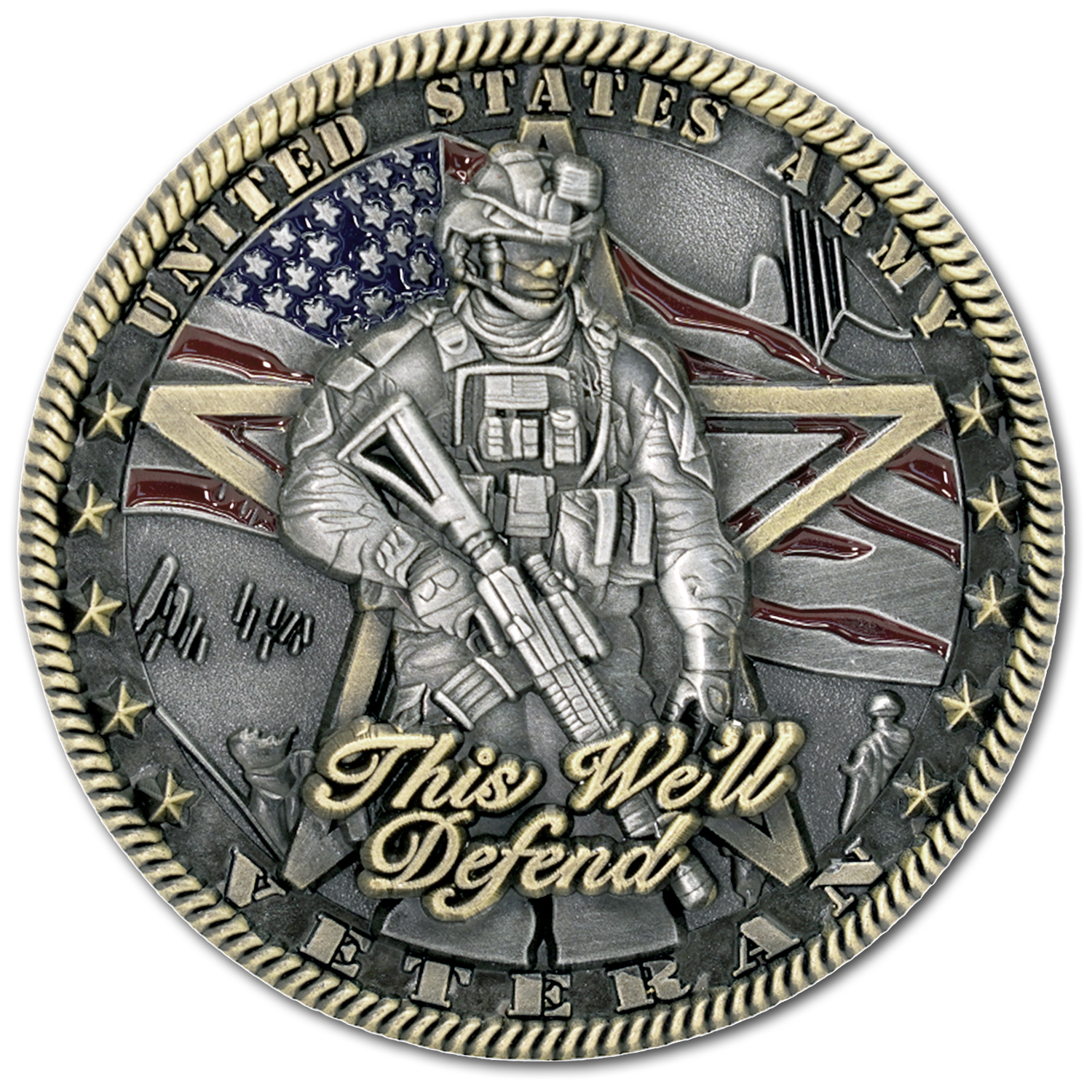 Army Veteran's Day Collectible Challenge Coin