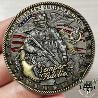 USMC Veterans Day Challenge Coin