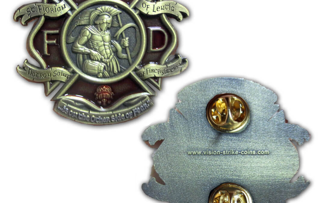 St. Florian Firefighter Lapel Pin