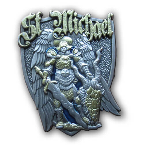 St. Michael Police Golf Ball Marker Front