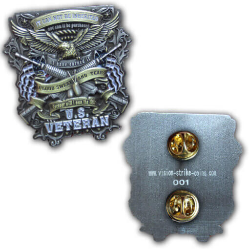 US Veteran Military Lapel Pin