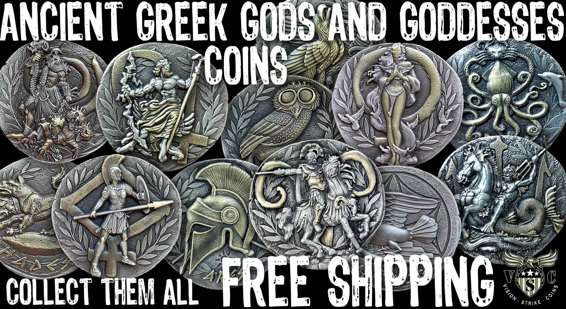 Greek Gods Ancient-Coins