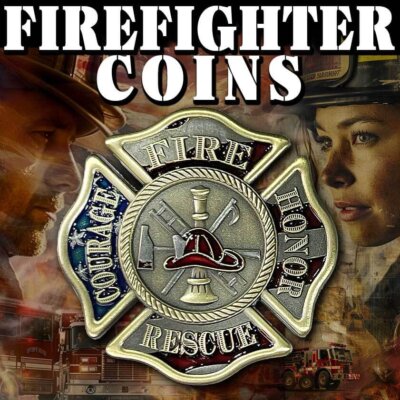 Firefighter First Responder Coins