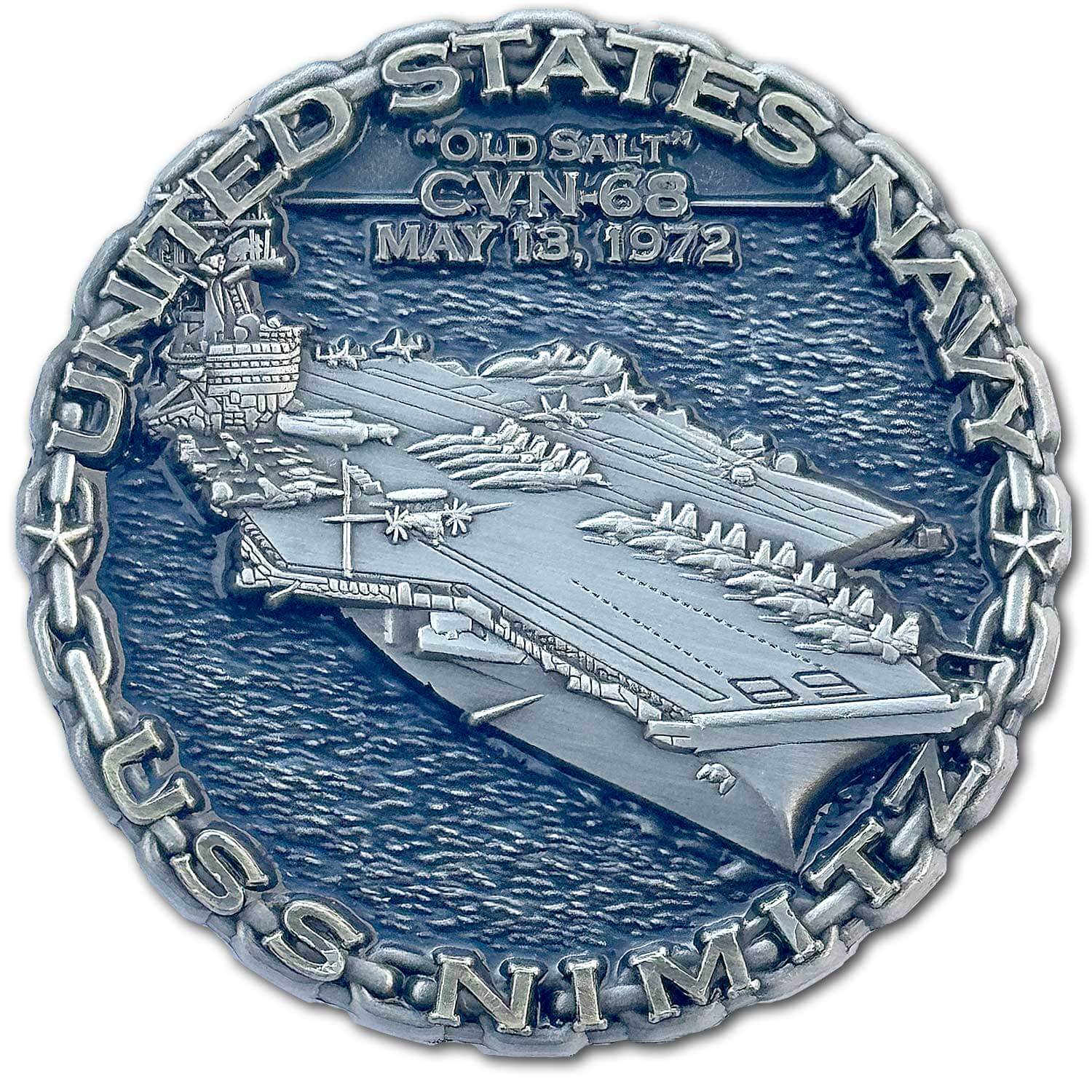 USS Nimitz CVN-65 US Navy Aircraft Carrier Collectible Challenge Coin