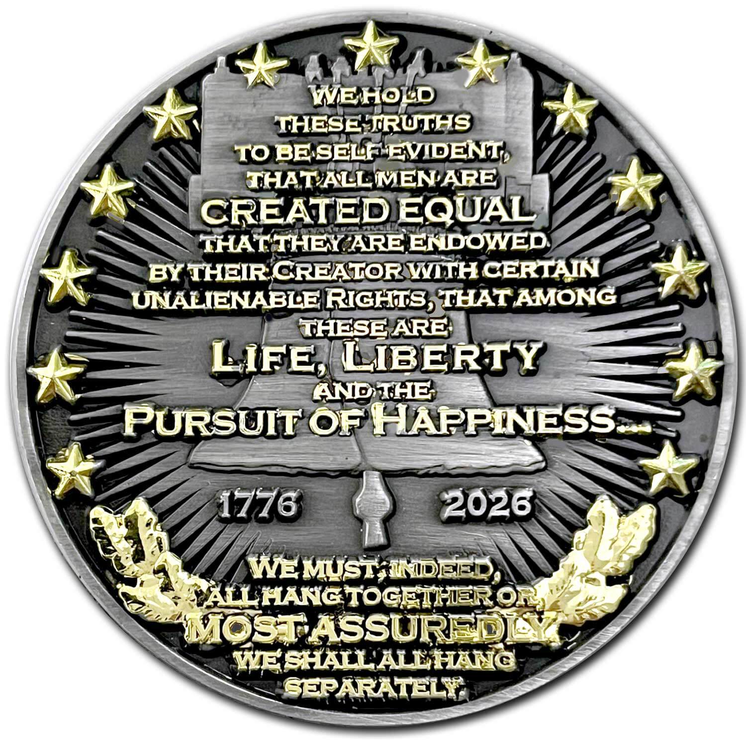 USA 250th Anniversary Birthday Spirit of 76 Patriotic Collectible Challenge Coin