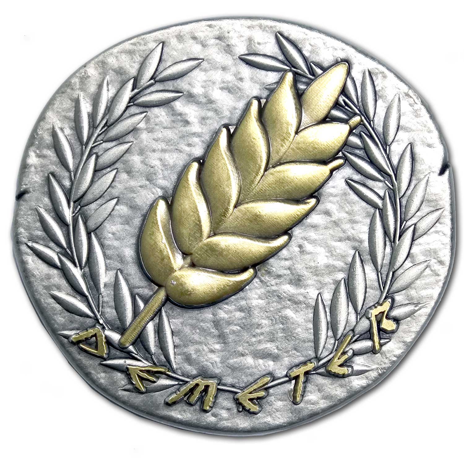 Demeter Greek Goddess of Agriculture, Harvest, and the Fertility of the Earth Ancient Collectible Coin