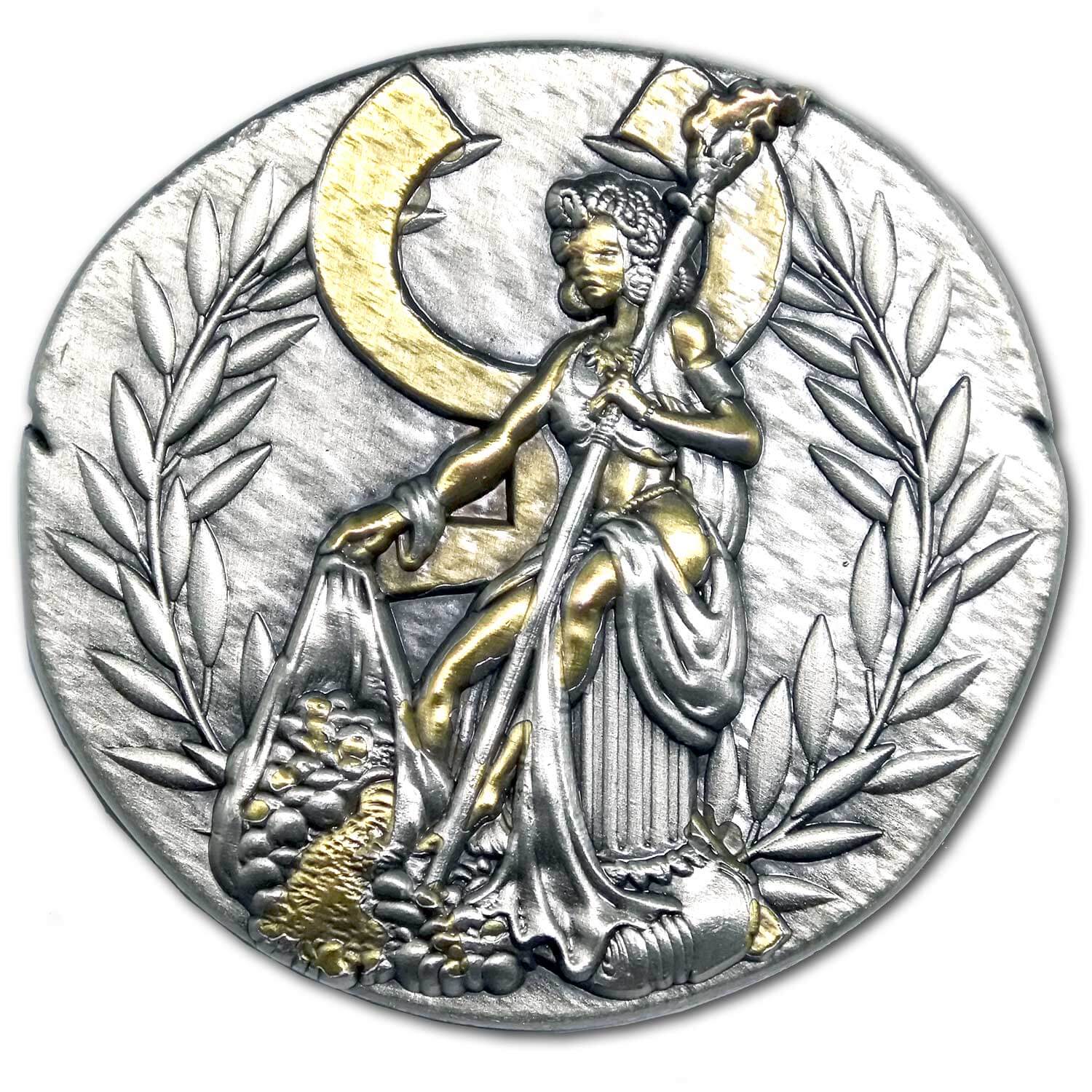 Demeter Greek Goddess of Agriculture, Harvest, and the Fertility of the Earth Ancient Collectible Coin